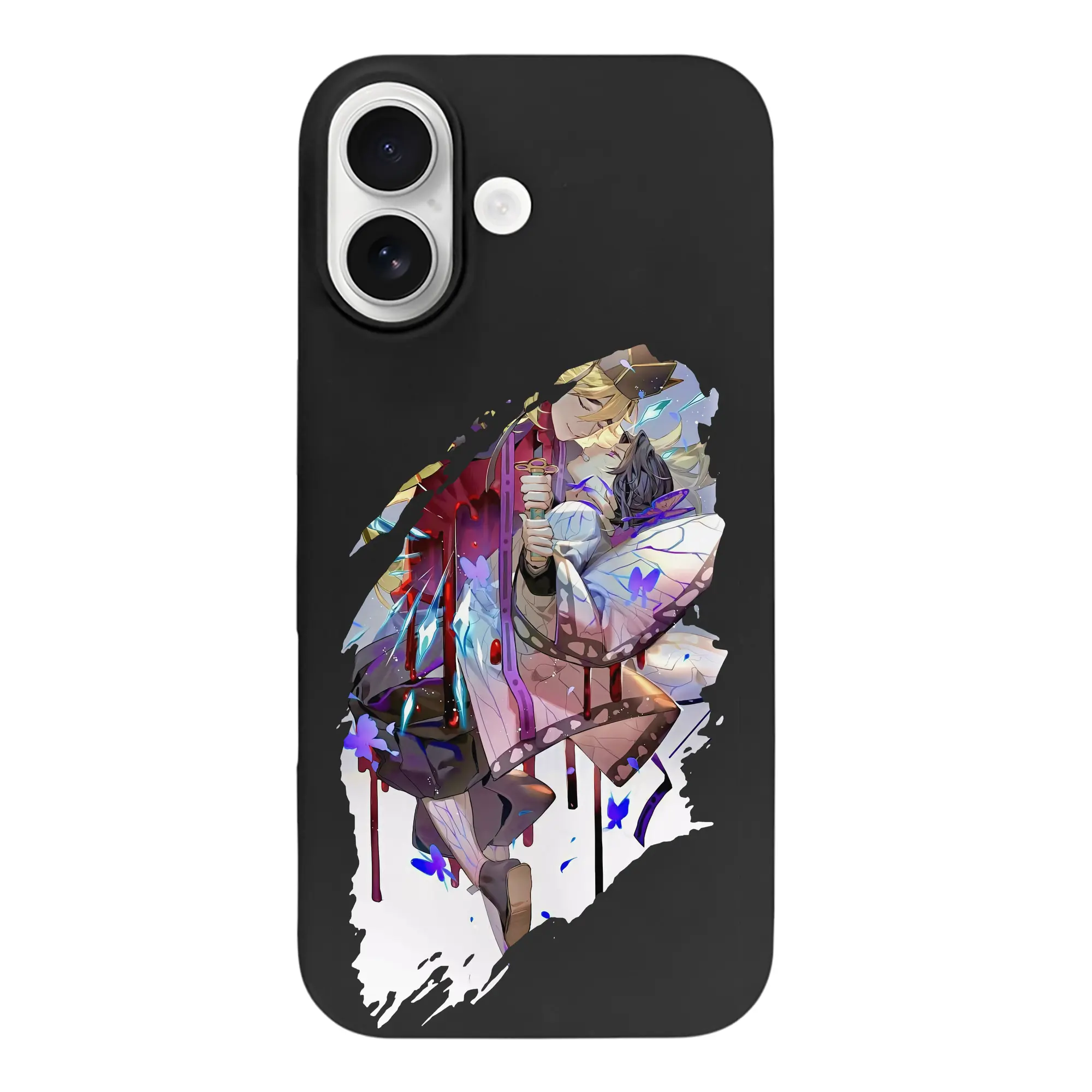 鬼滅の刃 グッズ,童磨 - iPhone 17 シリーズ シリコンケース 薄型 耐衝撃 指紋防止 ソフトタッチカバー 精密フィット 傷防止 保護ケース iPhone 17/17 Air/17 Pro/17 Pro Max 対応